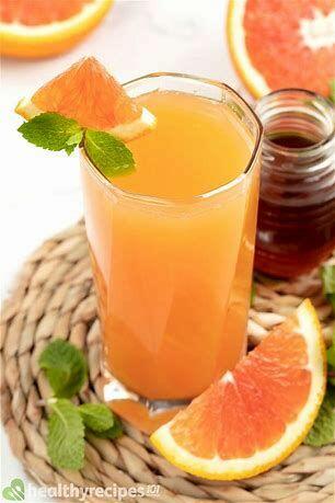 Honey Grapefruit Lemonade
