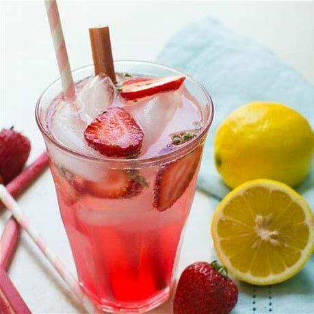 Ginger Strawberry Lemonade
