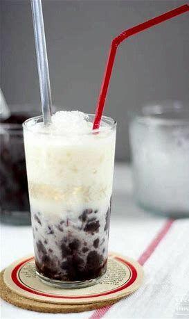 Coconut & Red Bean Milk Tea