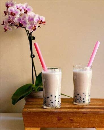 Red Bean Milk Tea