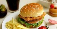 Crispy Pork Chop Burger