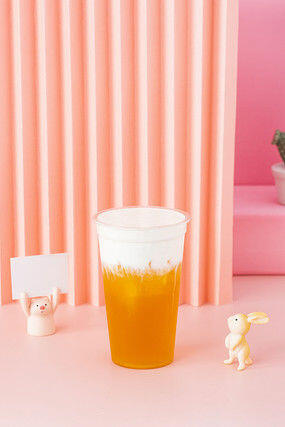Grapefruit Cheese Foam Tea