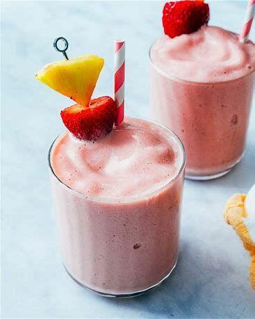 Strawberry Pineapple Banana Smoothie